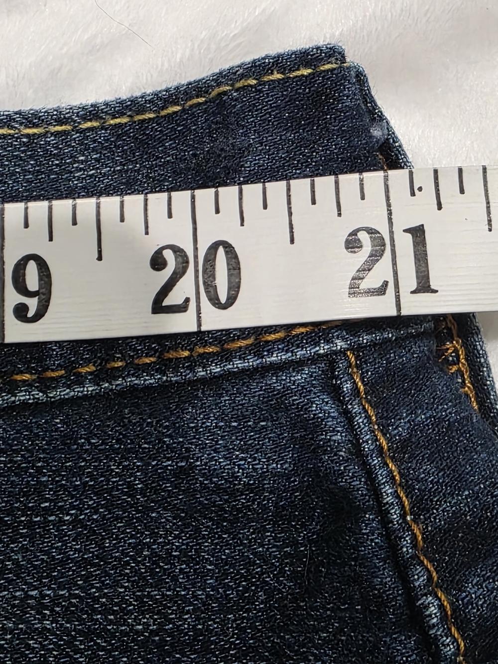 Levi's Dark Blue Denim Jean Shorts - Five-Pocket Style - Picture 7 of 10